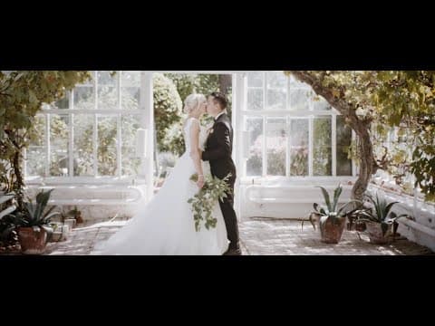 Marina och Stefan fick ett sagolikt bröllop i vackra Sofiero trädgård och en oförglömlig kväll i slottet.